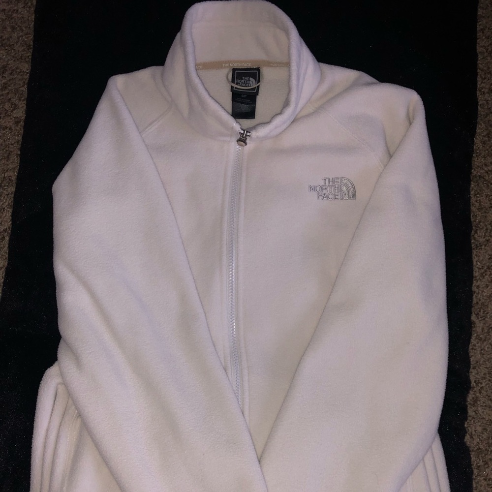 North Face Full Zip Cream Jacket